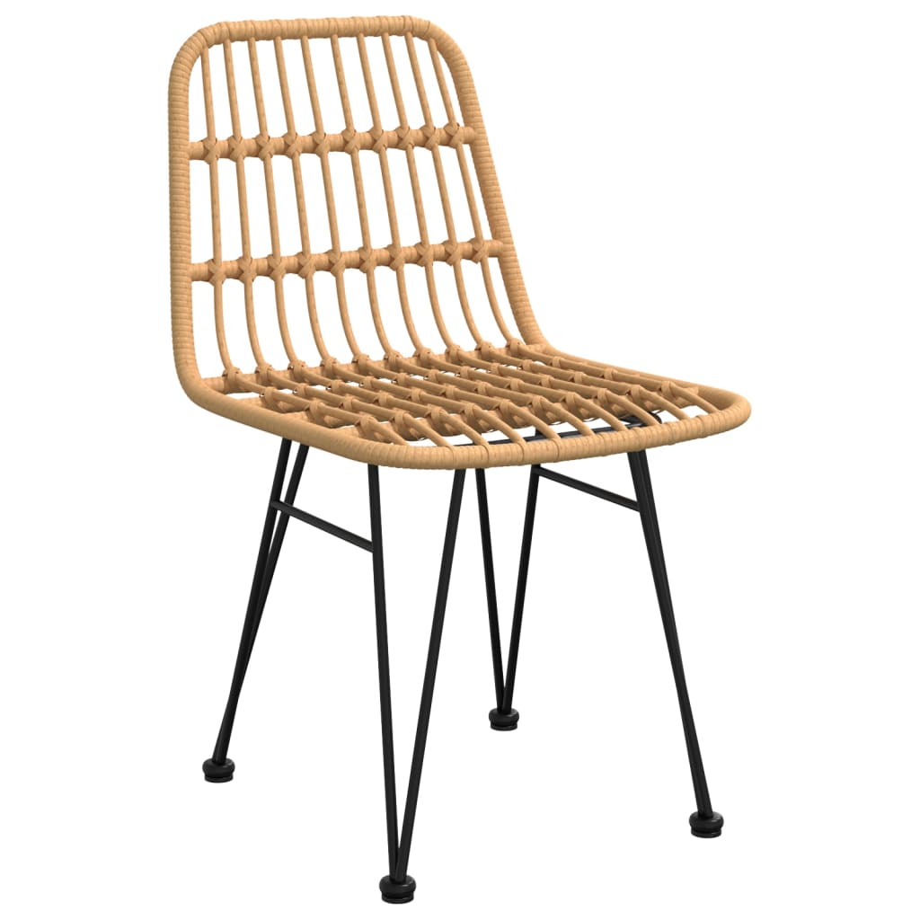 vidaXL Gartenstühle 2 Stk. 48x62x84 cm PE-Rattan