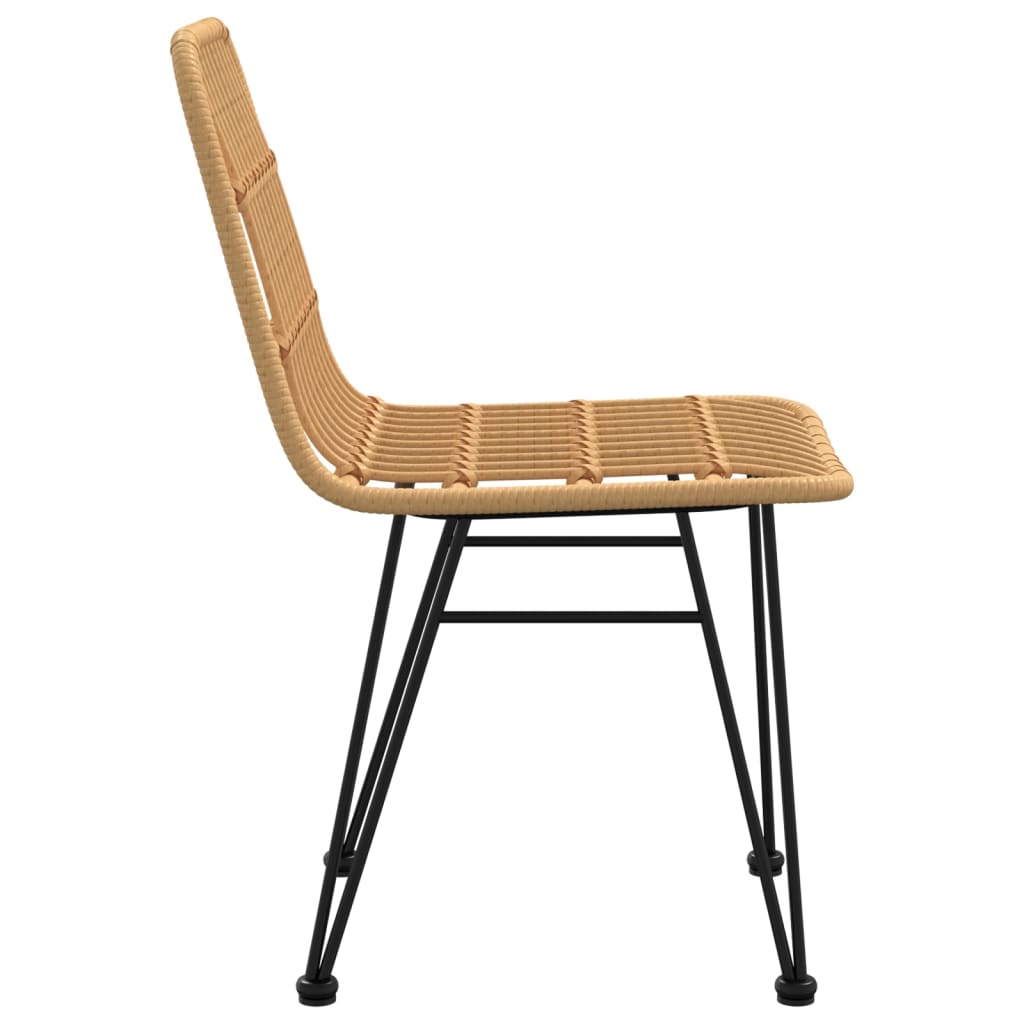 vidaXL Gartenstühle 2 Stk. 48x62x84 cm PE-Rattan