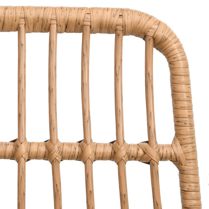 vidaXL Gartenstühle 2 Stk. 48x62x84 cm PE-Rattan