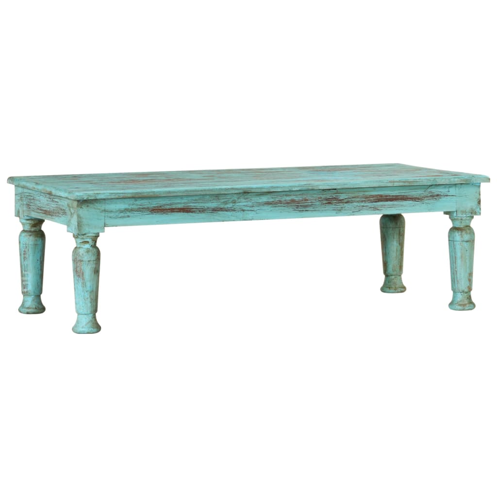 vidaXL Couchtisch 110x50x34 cm Altholz Massiv