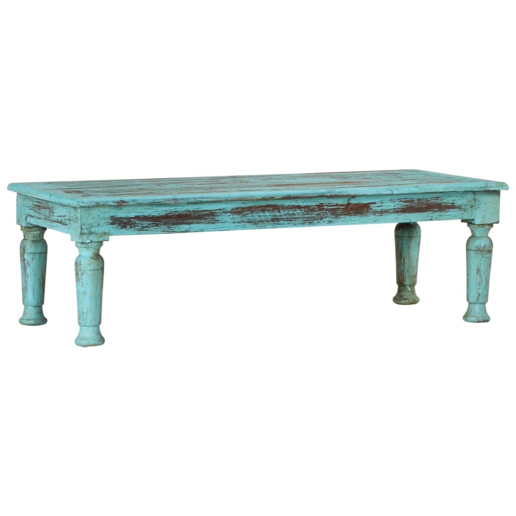 vidaXL Couchtisch 110x50x34 cm Altholz Massiv