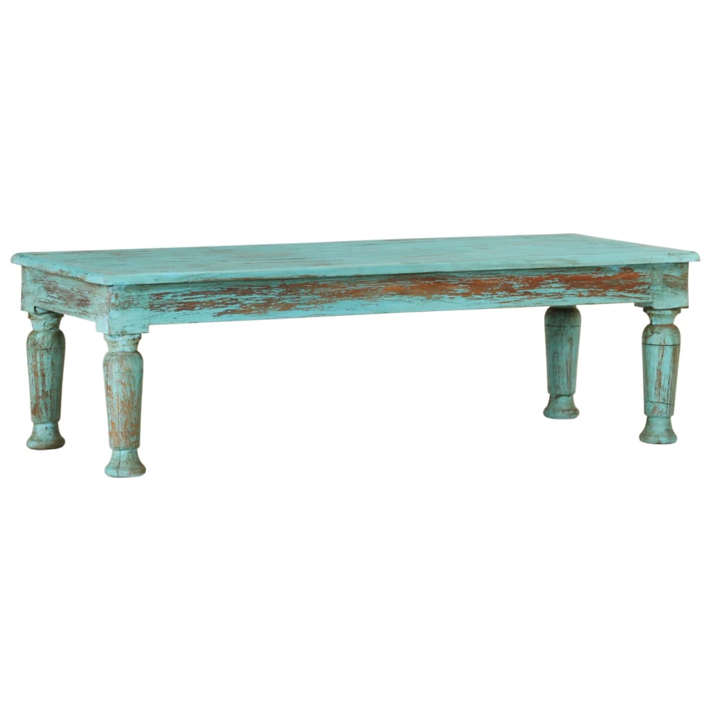 vidaXL Couchtisch 110x50x34 cm Altholz Massiv