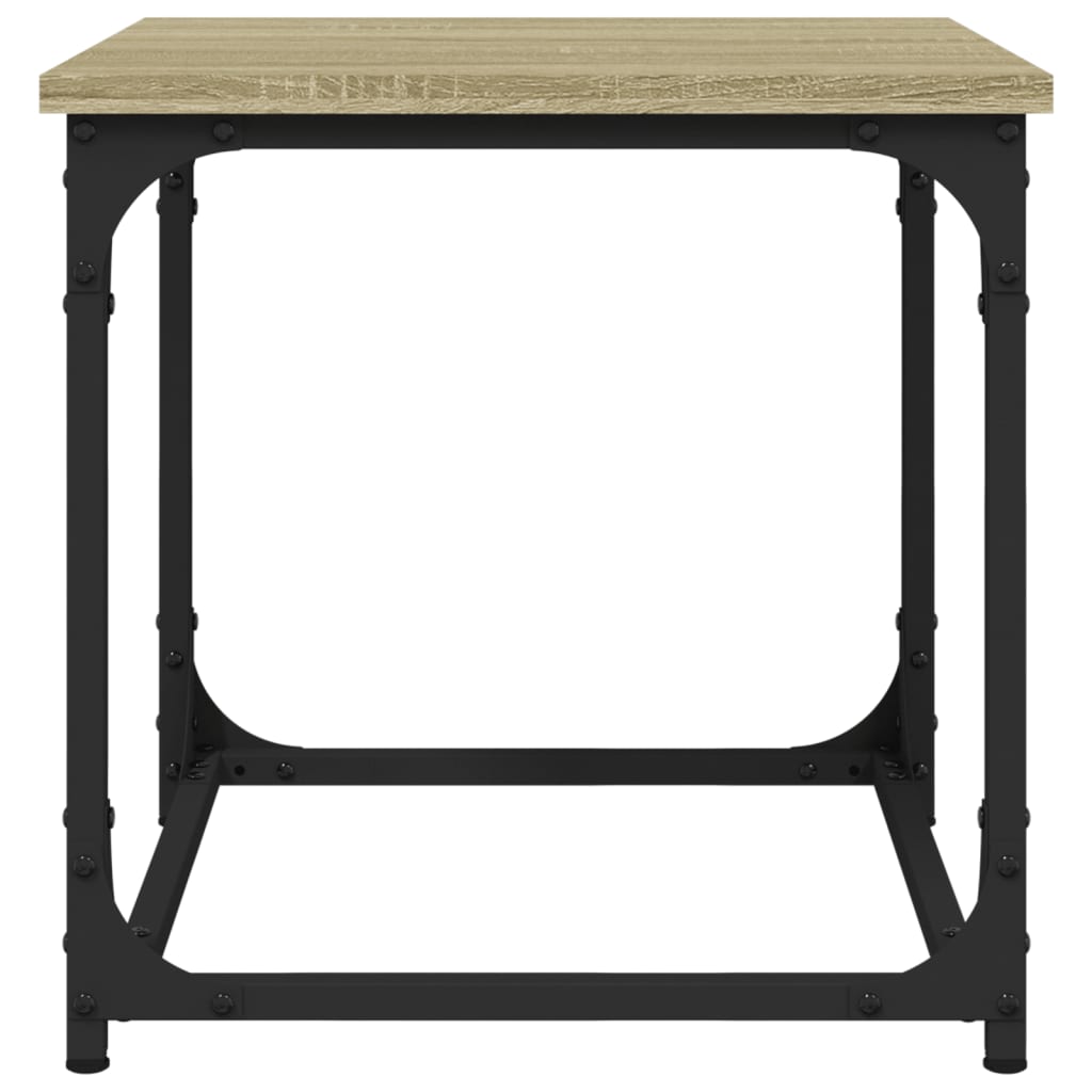 vidaXL Beistelltisch Sonoma-Eiche 40x40x40 cm Holzwerkstoff