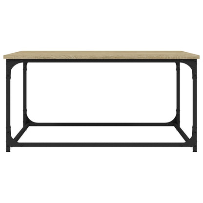 vidaXL Couchtisch Sonoma-Eiche 80x50x40 cm Holzwerkstoff und Eisen