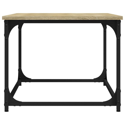 vidaXL Couchtisch Sonoma-Eiche 80x50x40 cm Holzwerkstoff und Eisen