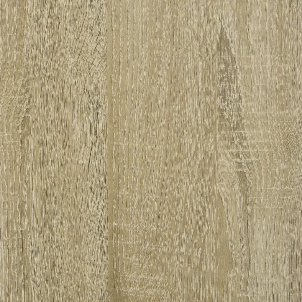 vidaXL Couchtisch Sonoma-Eiche 80x50x40 cm Holzwerkstoff und Eisen
