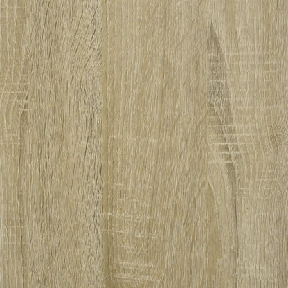 vidaXL Couchtisch Sonoma-Eiche 80x50x40 cm Holzwerkstoff und Eisen