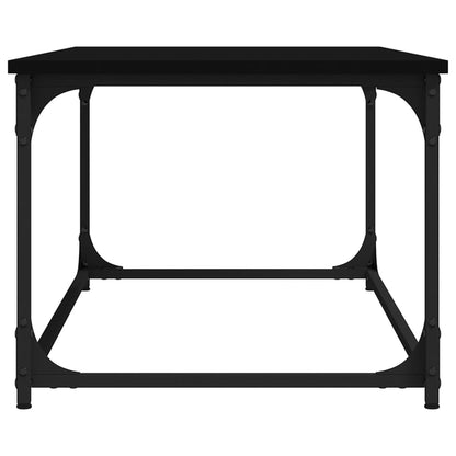 vidaXL Couchtisch Schwarz 102x50x40 cm Holzwerkstoff und Eisen