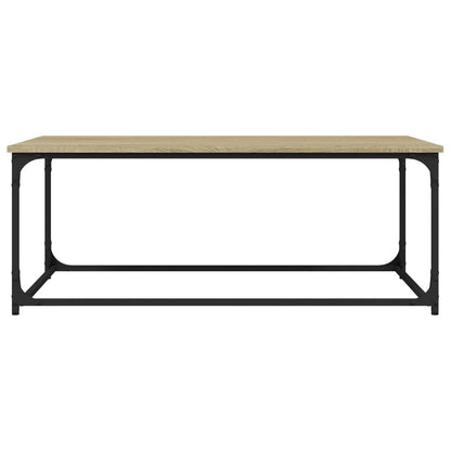 vidaXL Couchtisch Sonoma Eiche 102x50x40 cm Holzwerkstoff und Eisen