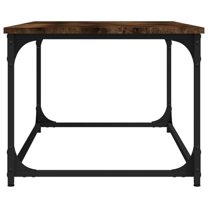 vidaXL Couchtisch Räuchereiche 102x50x40 cm Holzwerkstoff und Eisen