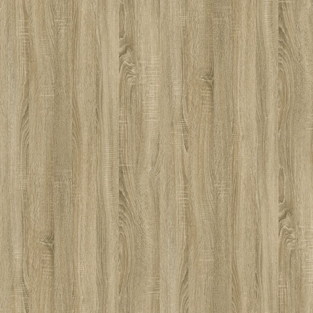 vidaXL Couchtisch Sonoma Eiche 100x50x45 cm Holzwerkstoff und Eisen