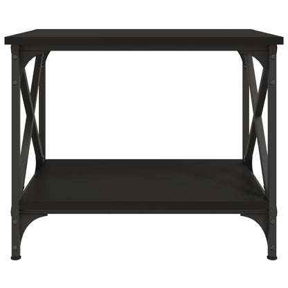 vidaXL Beistelltisch Schwarz 55x38x45 cm Holzwerkstoff