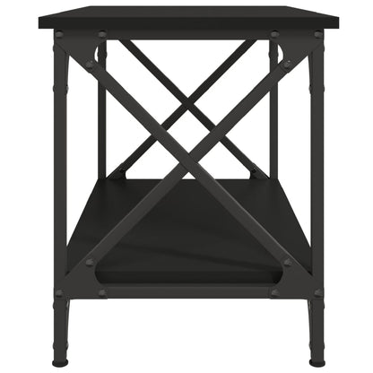 vidaXL Beistelltisch Schwarz 55x38x45 cm Holzwerkstoff