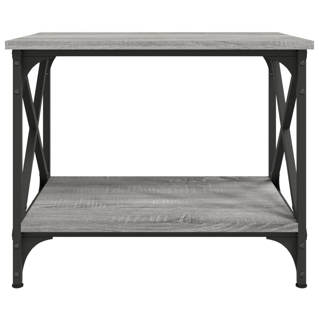 vidaXL Beistelltisch Grau Sonoma 55x38x45 cm Holzwerkstoff