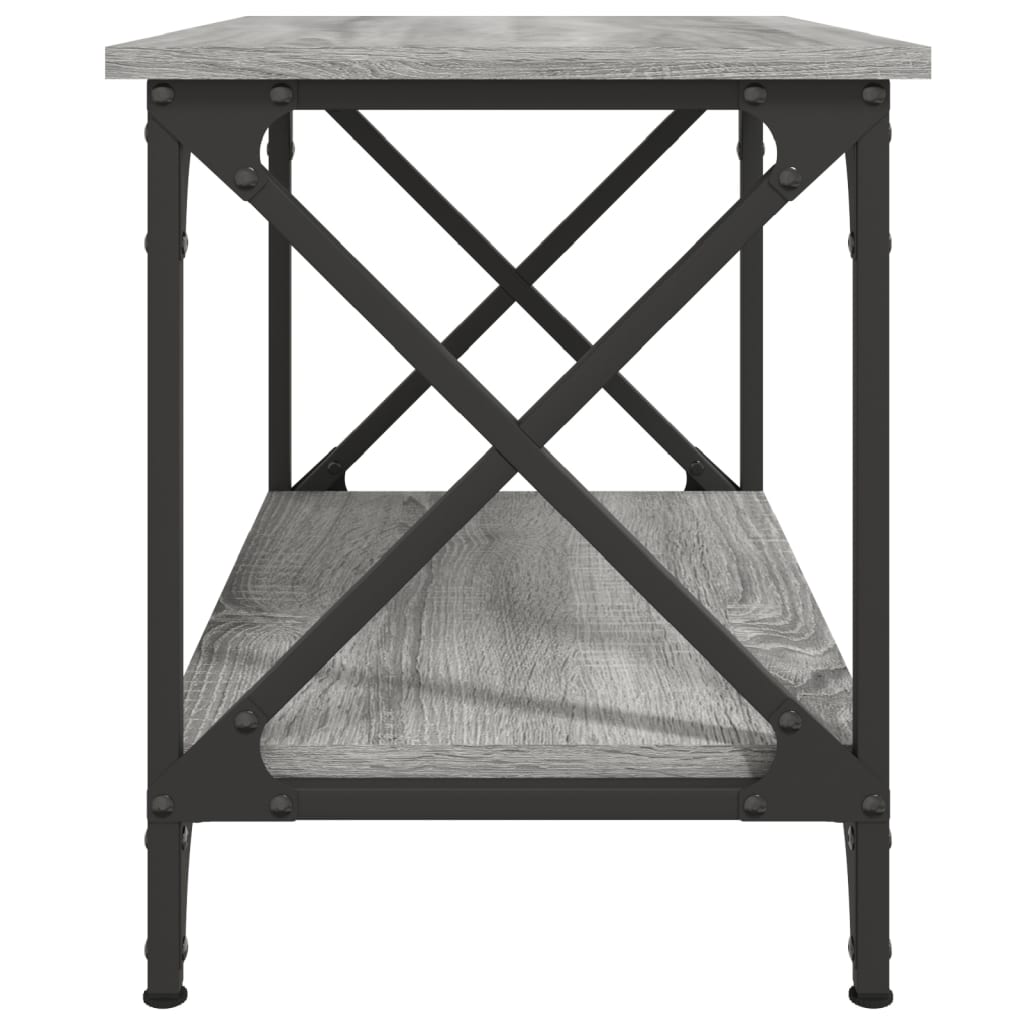 vidaXL Beistelltisch Grau Sonoma 55x38x45 cm Holzwerkstoff