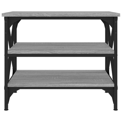 vidaXL Beistelltisch Grau Sonoma 55x38x45 cm Holzwerkstoff