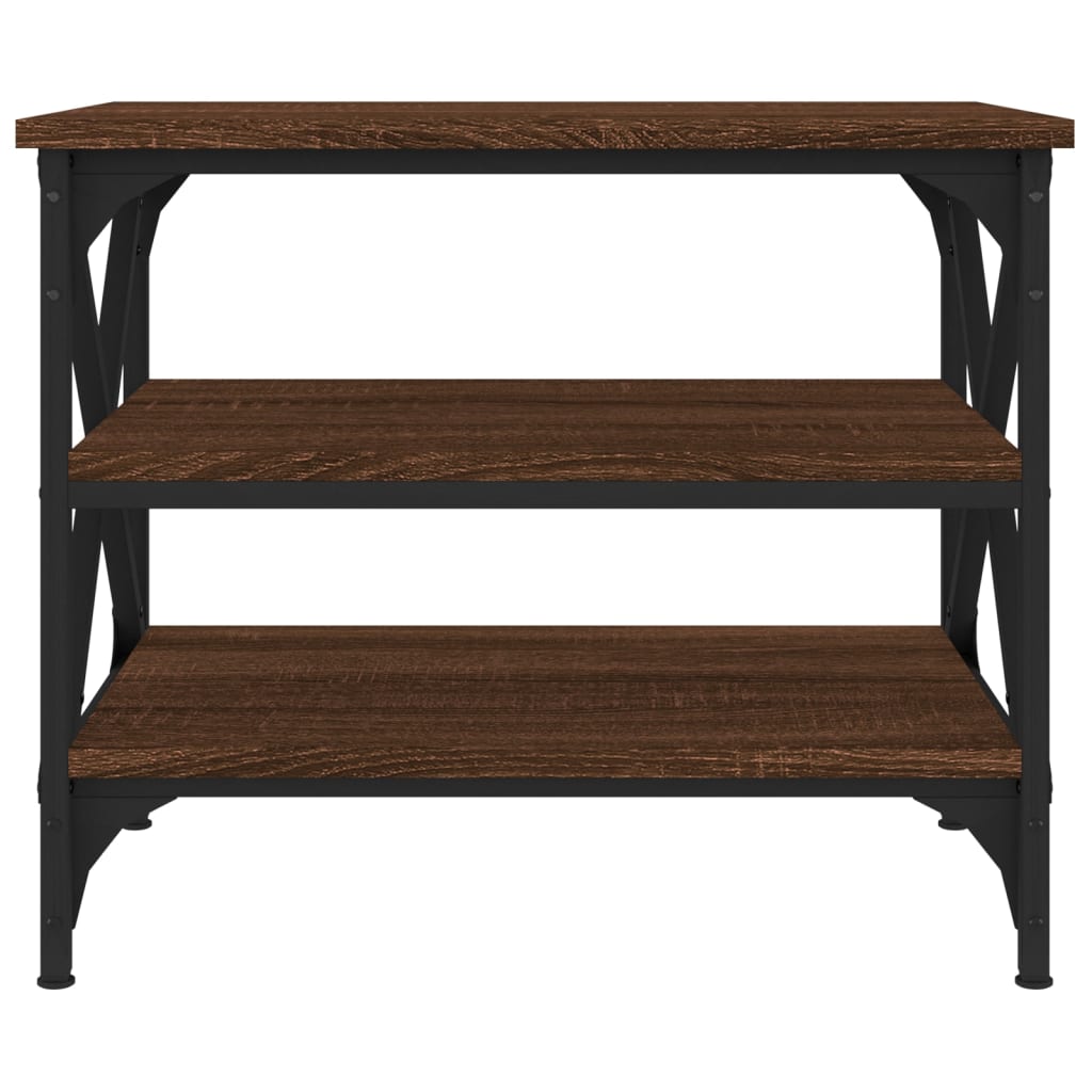 vidaXL Beistelltisch Braun Eichen-Optik 55x38x45 cm Holzwerkstoff