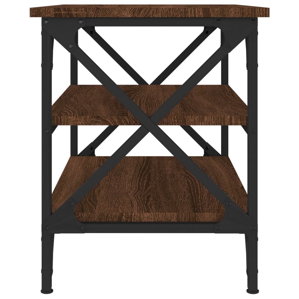 vidaXL Beistelltisch Braun Eichen-Optik 55x38x45 cm Holzwerkstoff