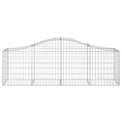 vidaXL Gabions avec arche 8 pcs. 200x50x60/80 cm Fer galvanisé