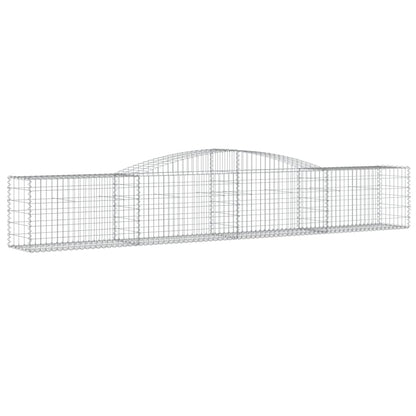 vidaXL Gabions avec arche 6 pcs 400x50x60/80 cm Fer galvanisé