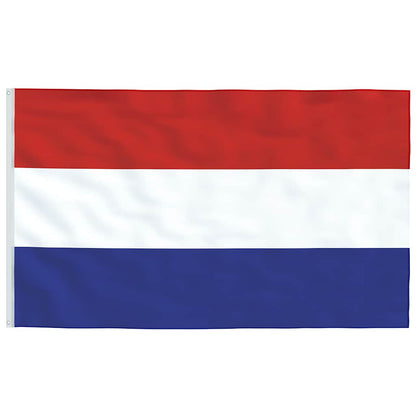 vidaXL Niederländische Flagge mit Mast 5,5 m Aluminium