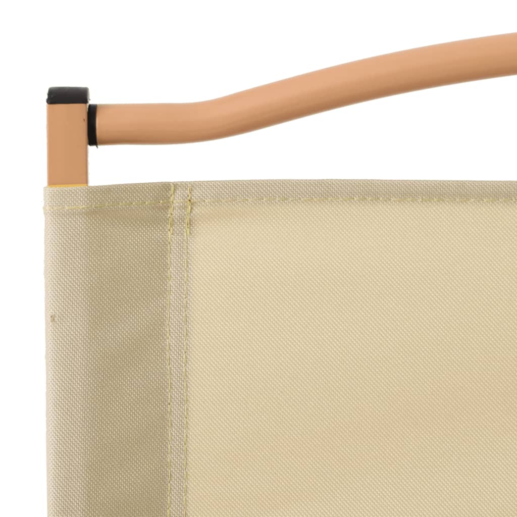 vidaXL Chaises de camping 2 pcs Beige 54x43x59 cm Tissu Oxford