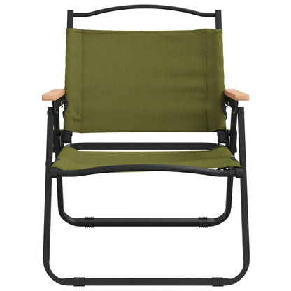 vidaXL Chaises de camping 2 pcs Vert 54x43x59 cm Tissu Oxford
