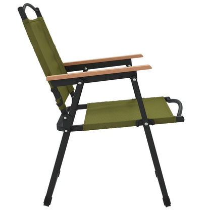 vidaXL Chaises de camping 2 pcs Vert 54x55x78 cm Tissu Oxford