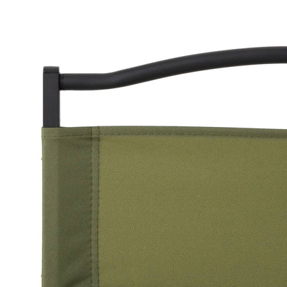 vidaXL Chaises de camping 2 pcs Vert 54x55x78 cm Tissu Oxford