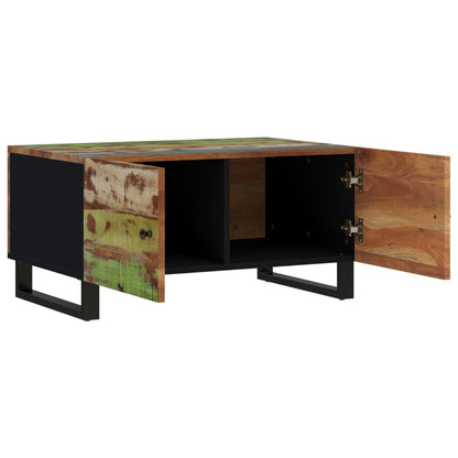 vidaXL Couchtisch 80x50x40 cm Altholz Massiv & Holzwerkstoff