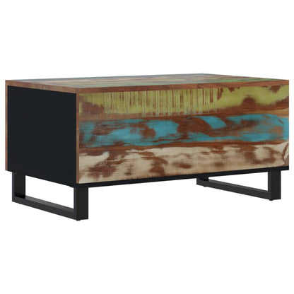 vidaXL Couchtisch 80x50x40 cm Altholz Massiv & Holzwerkstoff