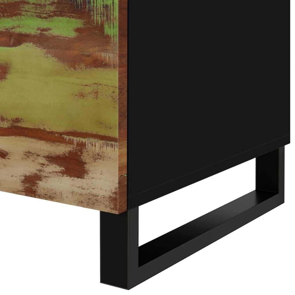 vidaXL Couchtisch 80x50x40 cm Altholz Massiv & Holzwerkstoff