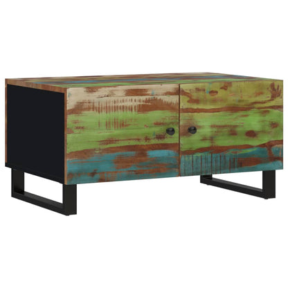 vidaXL Couchtisch 80x50x40 cm Altholz Massiv & Holzwerkstoff
