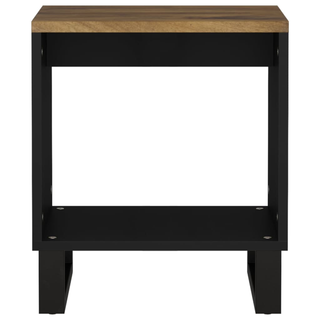 vidaXL Couchtisch 40x31x46 cm Massivholz Mango & Holzwerkstoff