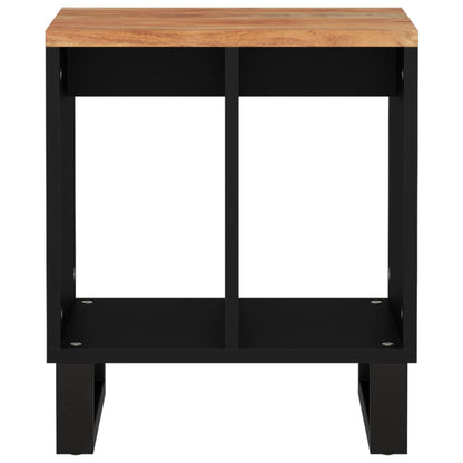 vidaXL Beistelltisch 40x31x46 cm Massivholz Akazie & Holzwerkstoff