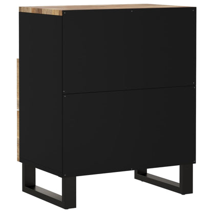 vidaXL Nachttisch 50x33x62 cm Massivholz Mango & Holzwerkstoff