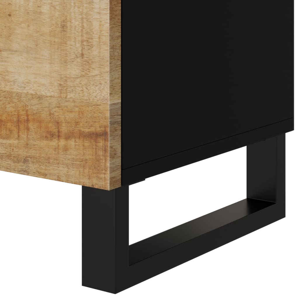 vidaXL Nachttisch 50x33x62 cm Massivholz Mango & Holzwerkstoff