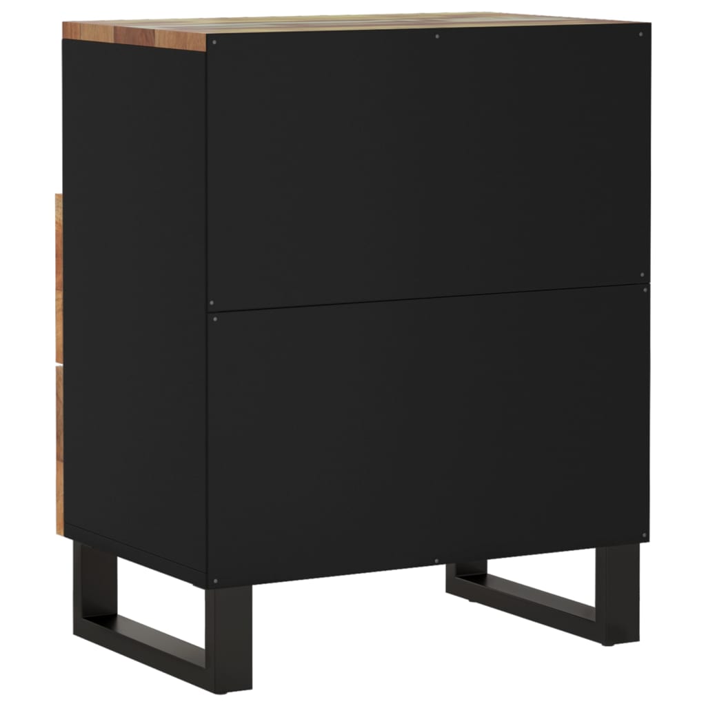 vidaXL Nachttisch 50x33x62 cm Altholz Massiv & Holzwerkstoff