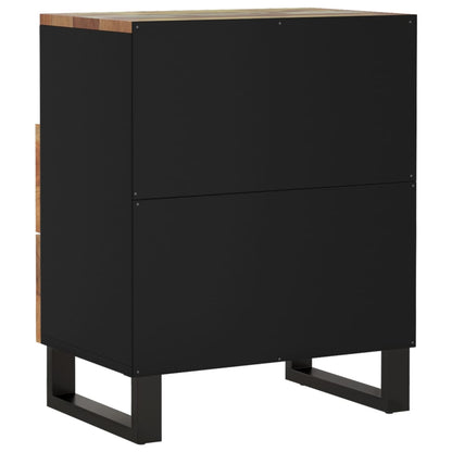 vidaXL Nachttisch 50x33x62 cm Altholz Massiv & Holzwerkstoff