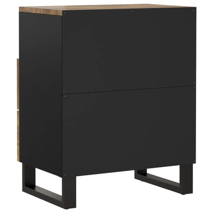 vidaXL Nachttisch 50x33x62 cm Massivholz Mango & Holzwerkstoff