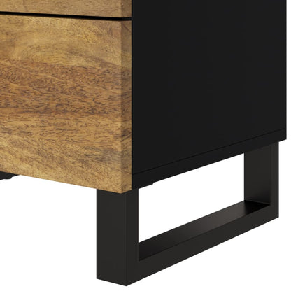vidaXL Nachttisch 50x33x62 cm Massivholz Mango & Holzwerkstoff