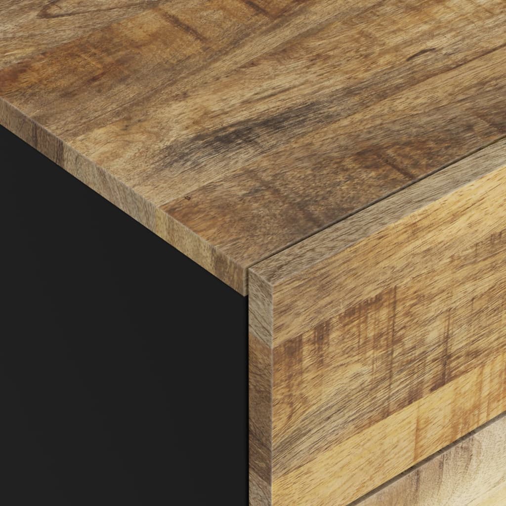 vidaXL Nachttisch 50x33x60 cm Massivholz Mango & Holzwerkstoff