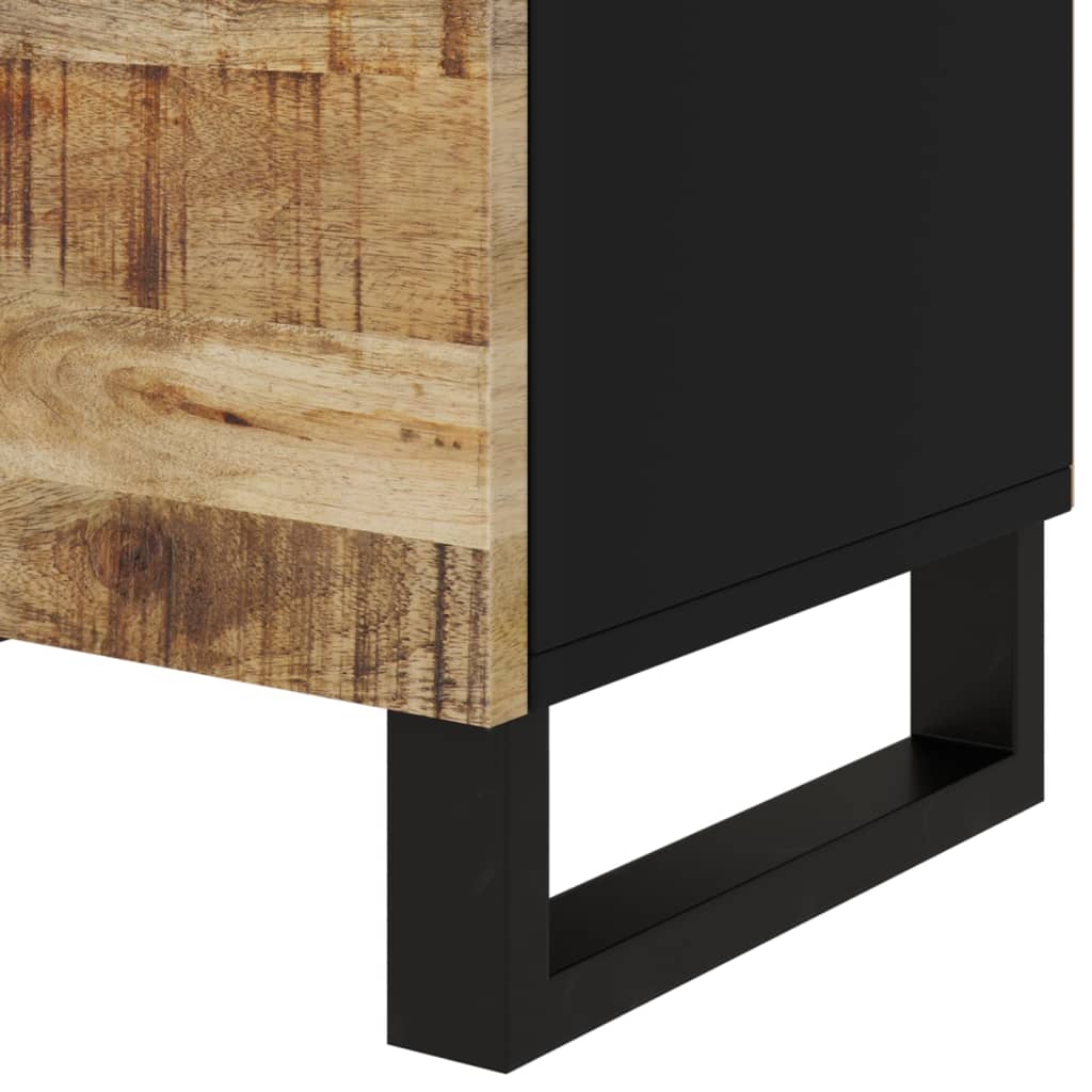 vidaXL Nachttisch 50x33x60 cm Massivholz Mango & Holzwerkstoff