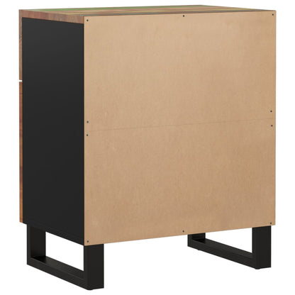 vidaXL Table de chevet 50x33x60 cm Bois de récupération massif et bois d'ingénierie