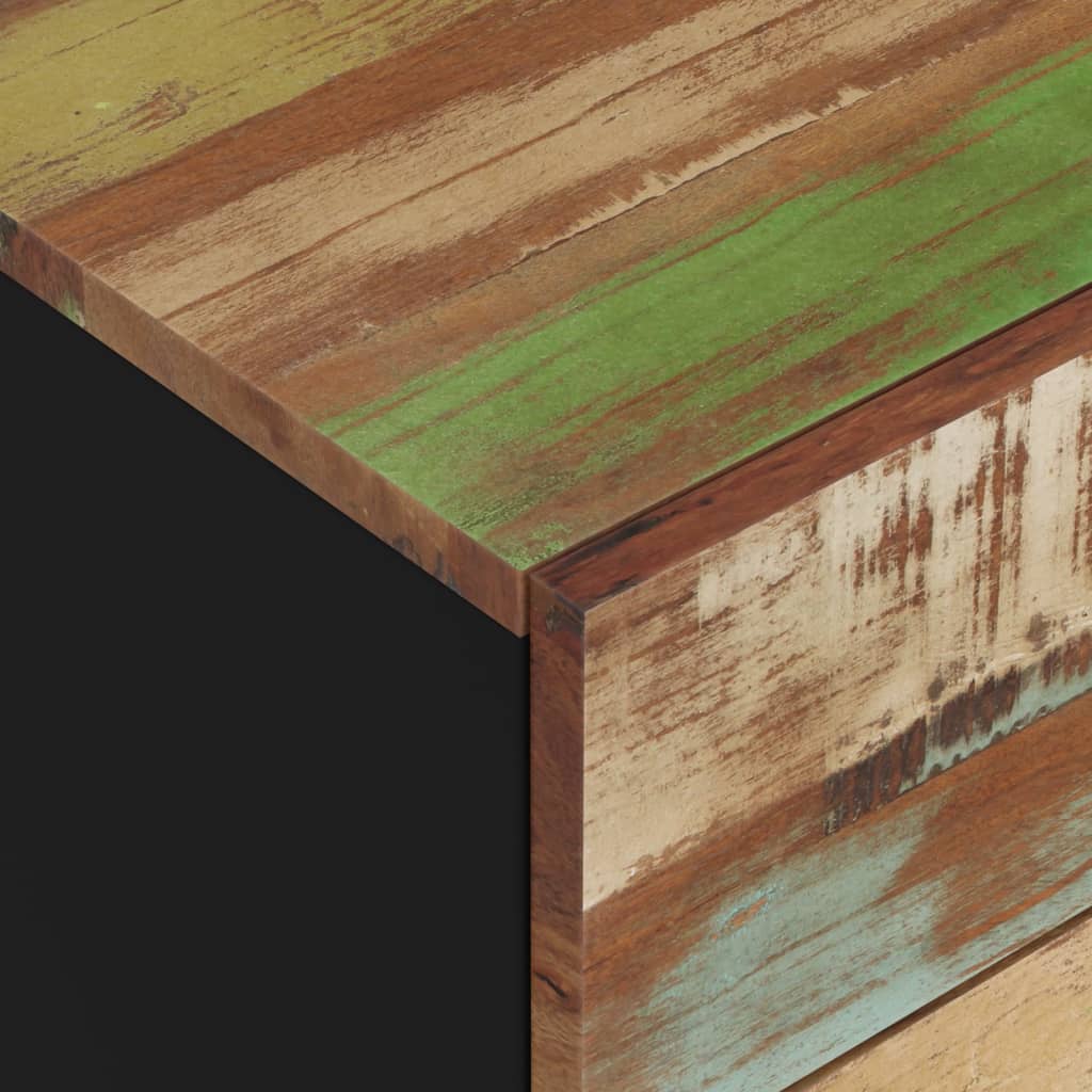 vidaXL Table de chevet 50x33x60 cm Bois de récupération massif et bois d'ingénierie