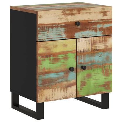 vidaXL Table de chevet 50x33x60 cm Bois de récupération massif et bois d'ingénierie