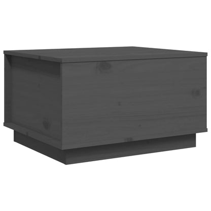 vidaXL Table basse grise 60x50x35 cm en pin massif