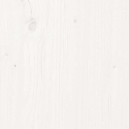 Monitorständer Weiß (39-72)x17x43 cm Massivholz Kiefer