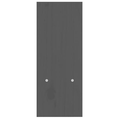 Monitorständer Grau (39-72)x17x43 cm Massivholz Kiefer