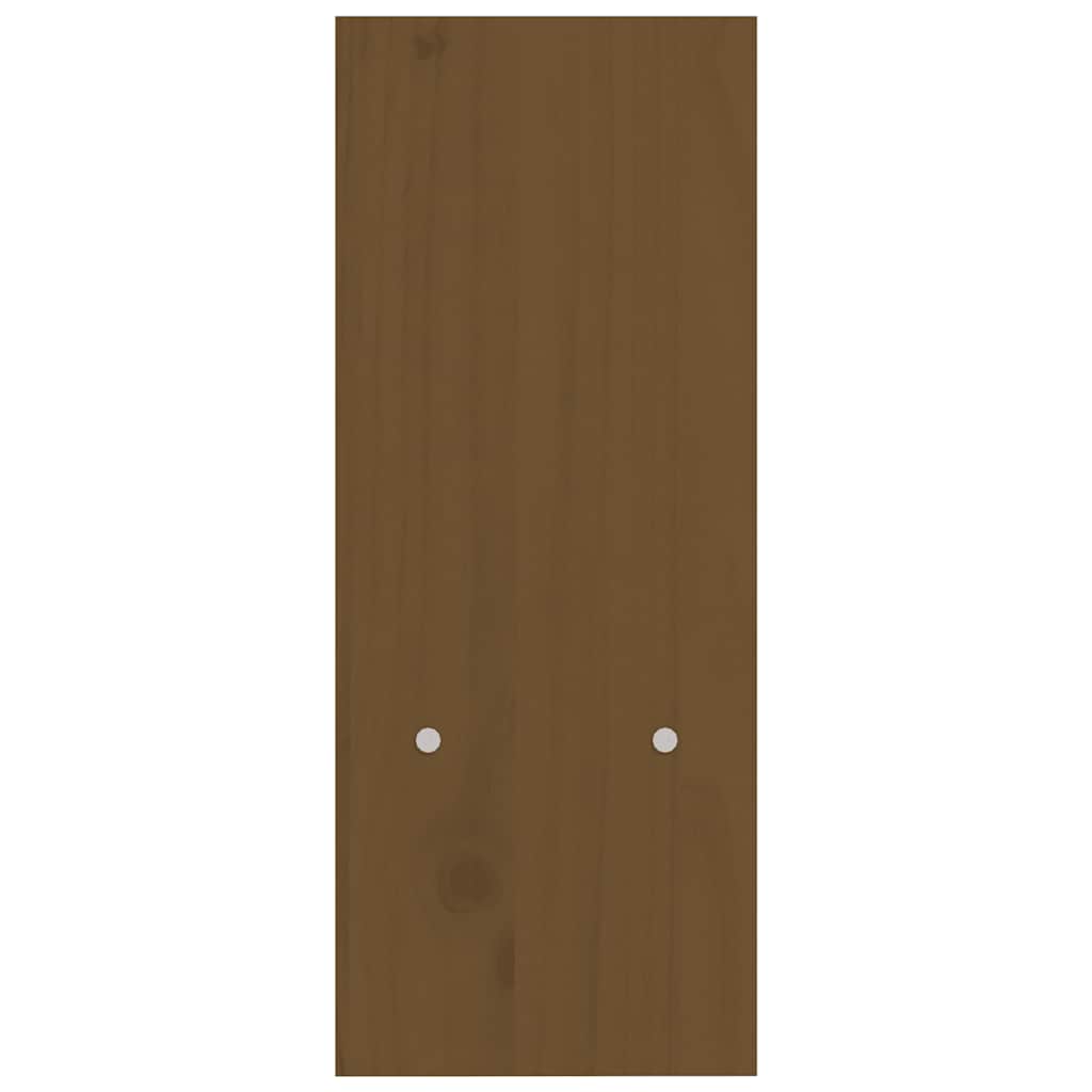 Monitorständer Honigbraun (39-72)x17x43 cm Massivholz Kiefer